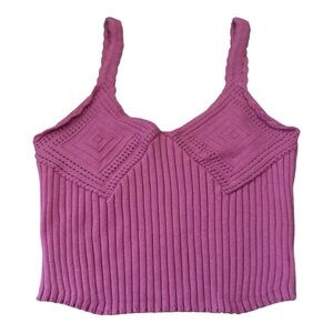 SALE🚨NWOT🌸FP Intimately Pink Sweater Crop Tank